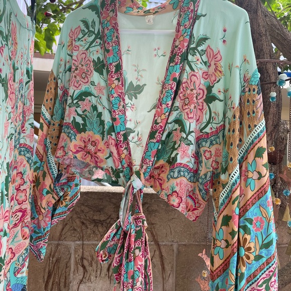 Spell Lotus Kimono Set Top & Bottom Size XS Perfect condition - Picture 3 of 10